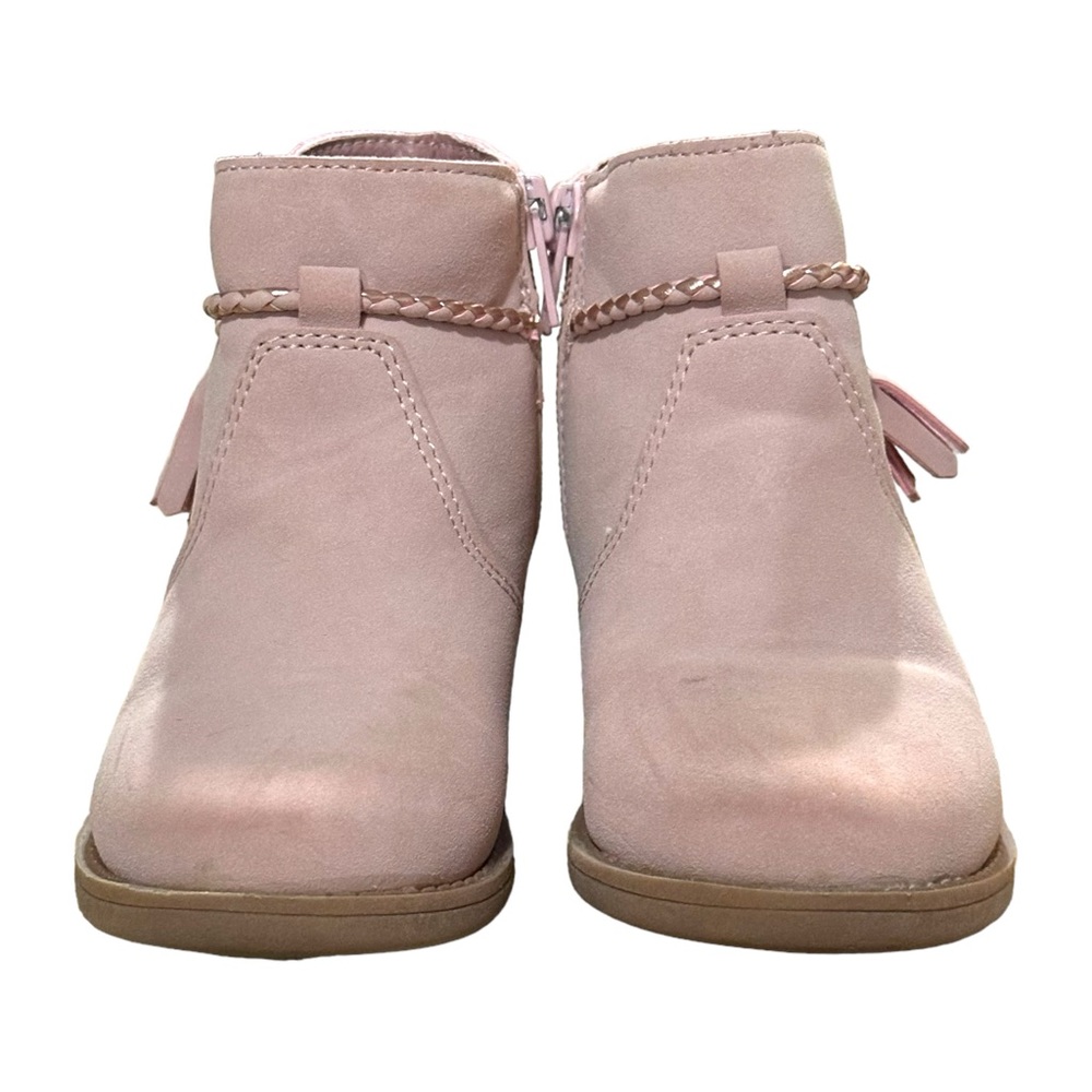 OSHKOSH B’GOSH Pink Toddler Boots w/ Tassel Size 8 - Picture 3 of 6